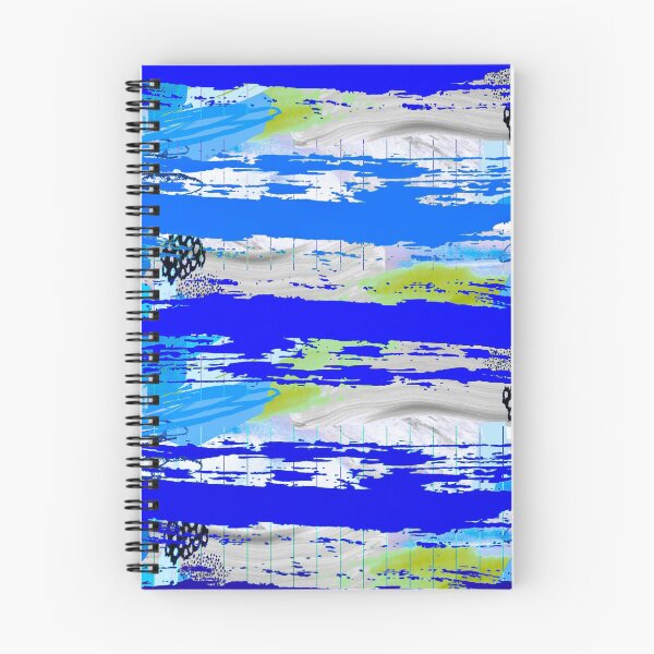 Item preview, Acrylic Stripped Brush Strokes Collage Patterned designed and sold by Designs By YL.