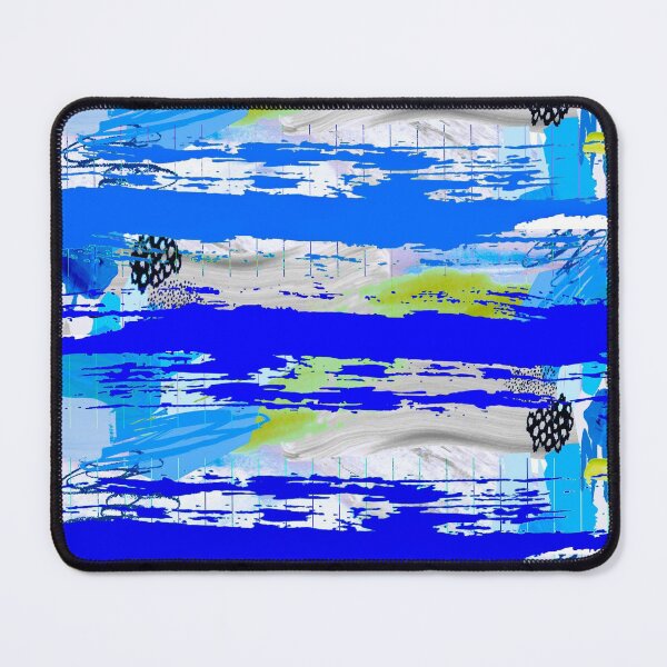 Item preview, Acrylic Stripped Brush Strokes Collage Patterned designed and sold by Designs By YL.