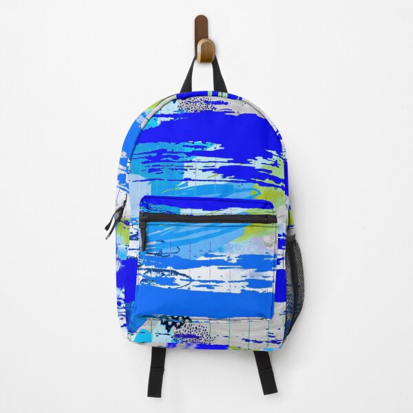 Item preview, Acrylic Stripped Brush Strokes Collage Patterned designed and sold by Designs By YL.