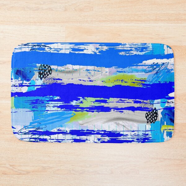 Item preview, Acrylic Stripped Brush Strokes Collage Patterned designed and sold by Designs By YL.