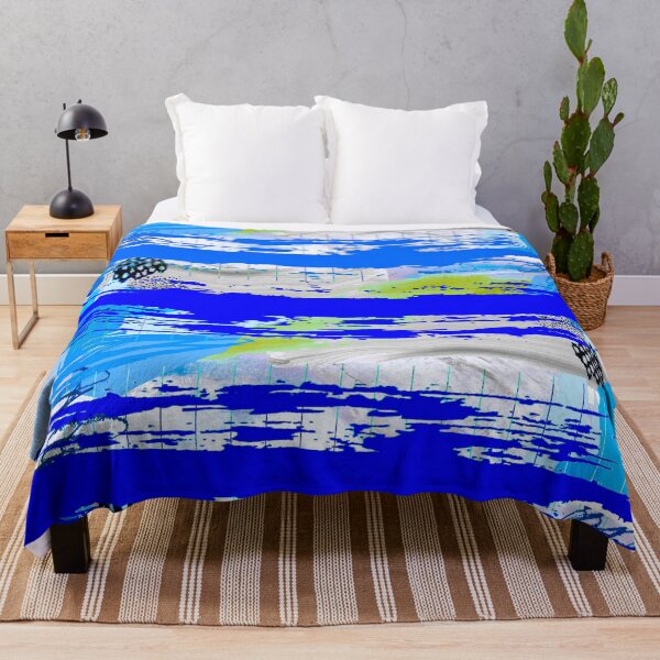 Item preview, Acrylic Stripped Brush Strokes Collage Patterned designed and sold by Designs By YL.