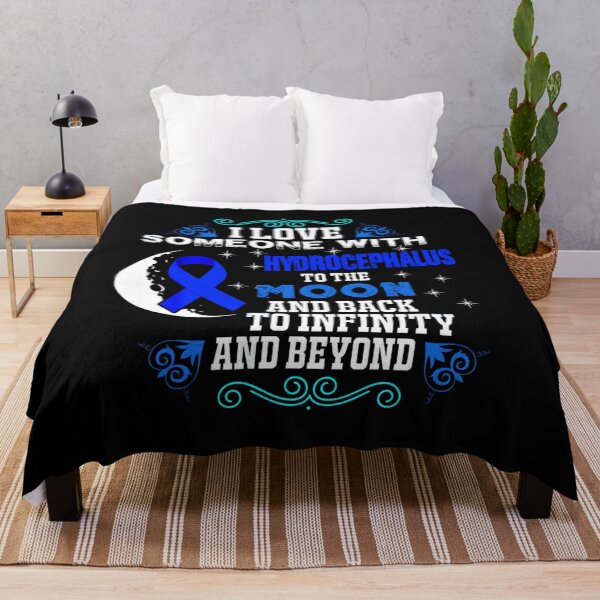 Item preview, I love someone with hydrocephalus to the moon and back - hydrocephalus awareness designed and sold by Designs Of all kinds.