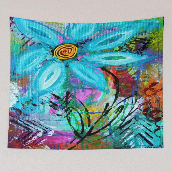 Item preview, PARTY FLOWER  designed and sold by KATHLEEN TENNANT ART.