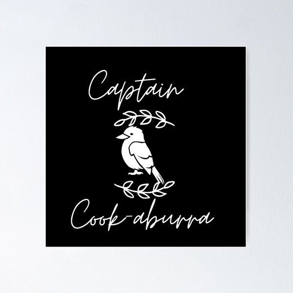 Item preview, Captain Cook-aburra-kookaburra bird lover designed and sold by Red-ElYoubi.