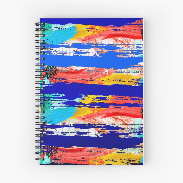 Item preview, Acrylic Stripped Brush Strokes Collage Patterned designed and sold by Designs By YL.