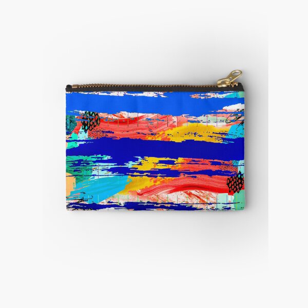 Item preview, Acrylic Stripped Brush Strokes Collage Patterned designed and sold by Designs By YL.