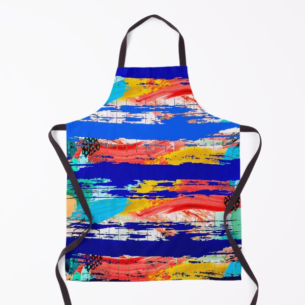 Item preview, Acrylic Stripped Brush Strokes Collage Patterned designed and sold by Designs By YL.
