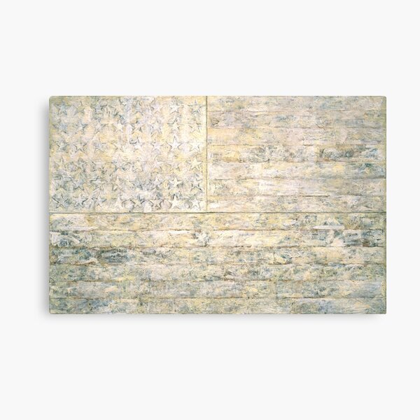 Jasper Johns | White Flag | Canvas Print