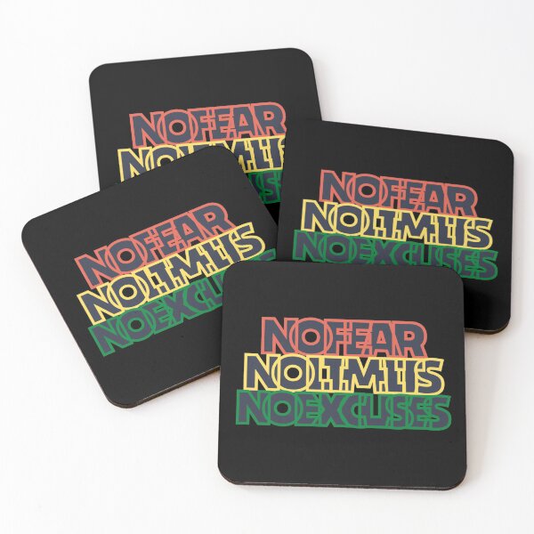 Item preview, NO FEAR NO LIMITS NO EXCUSES (GRAY MODE) // Empowering Design designed and sold by ONLY-E-DE.