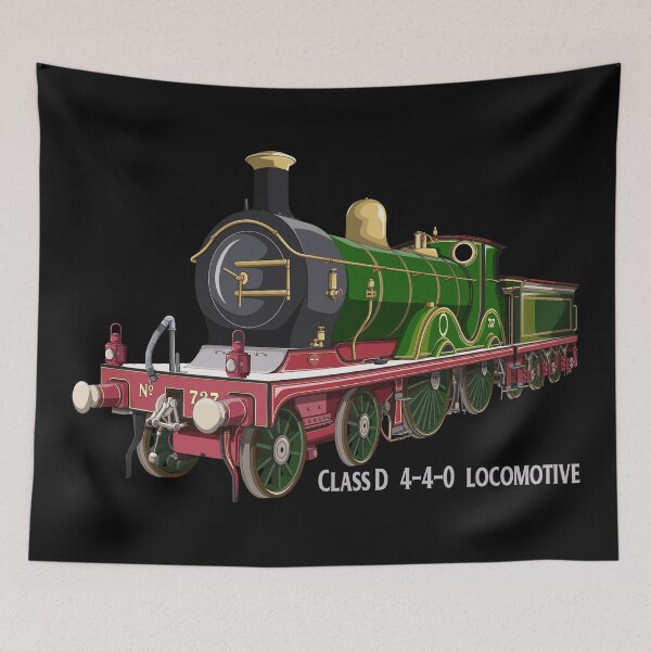 Item preview, Class D 4-4-0 Locomotive SECR British Steam Train Gift designed and sold by Maljonic.