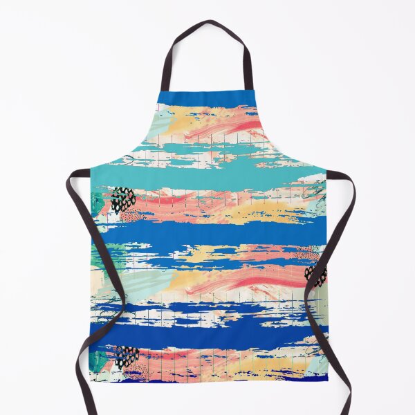 Item preview, Acrylic Stripped Brush Strokes Collage Patterned designed and sold by Designs By YL.
