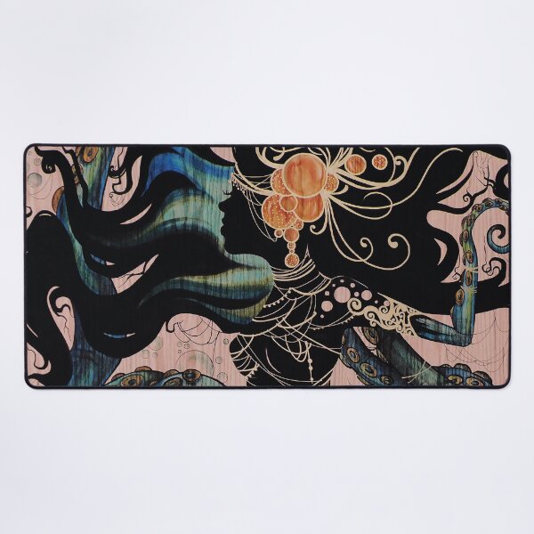 Goddess of the Deep Desk Mat