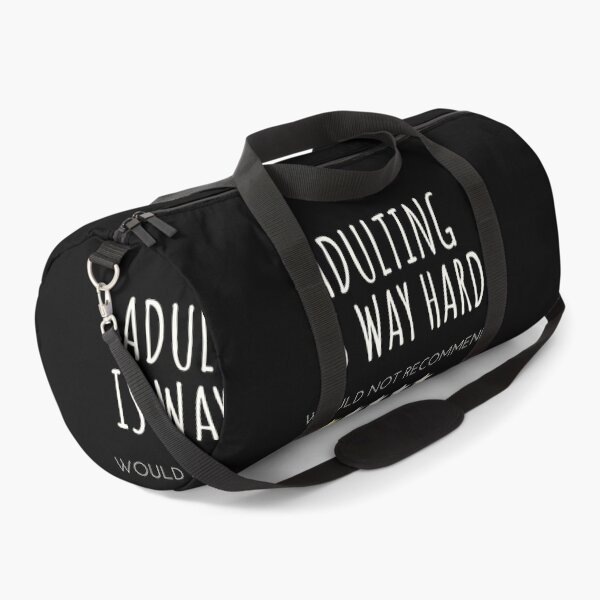 Item preview, Adulting is way hard would not recommend designed and sold by charmshop.