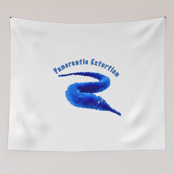 Item preview, Worm on a string Pancreatic Extortion designed and sold by Geek-Nerd-Shop.