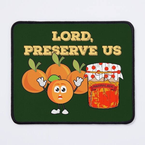 Item preview, Lord Preserve Us fruit marmalade designed and sold by SolidEarthArt.
