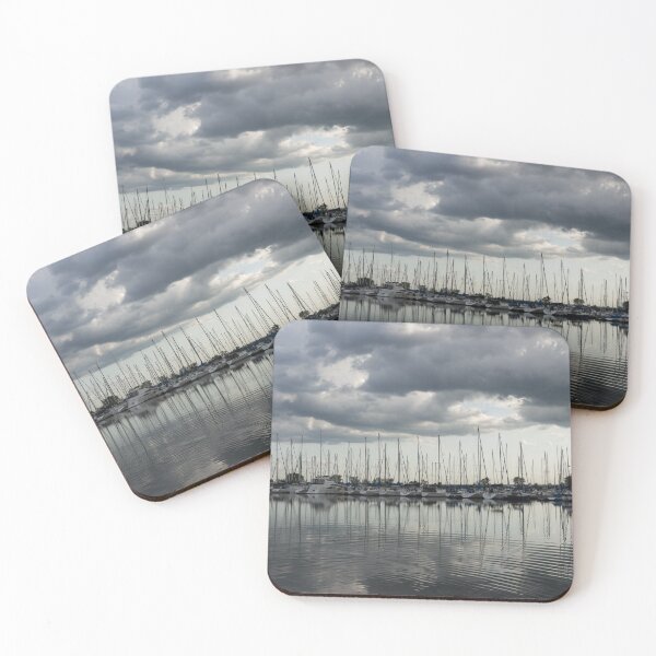 Item preview, Yachts and Sailboats - the Silvery Calmness of Grays designed and sold by Georgia Mizuleva.