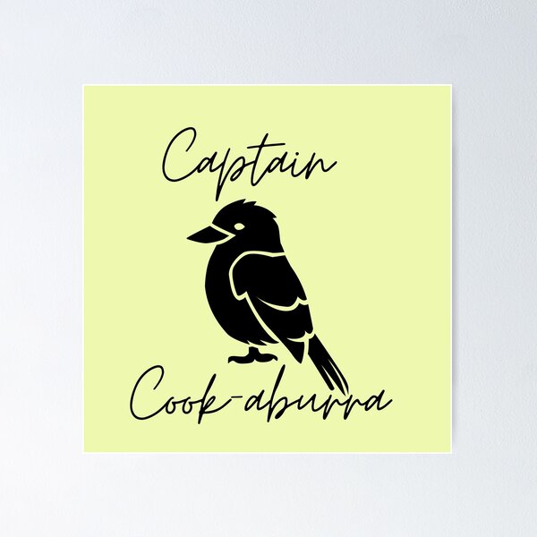 Item preview, Captain Cook-aburra-kookaburra bird lover designed and sold by Red-ElYoubi.