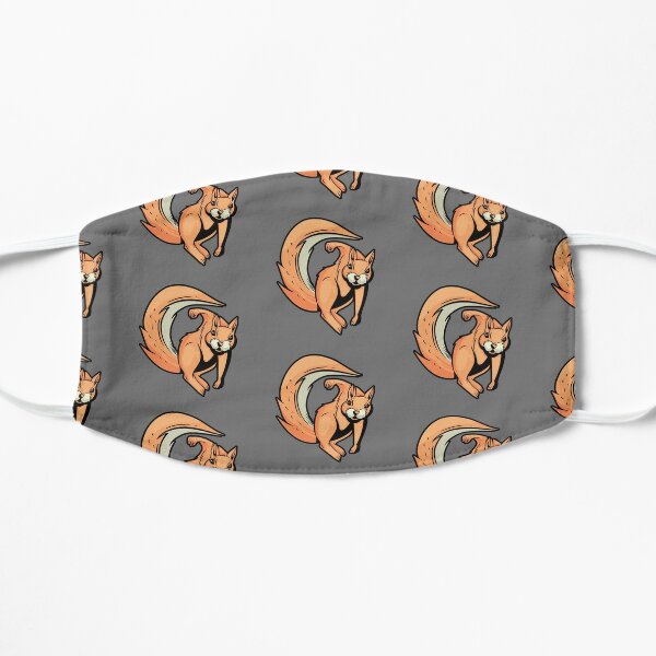 Squirrel Superhero Landing Meme Funny Graphic Novelty Flat Mask