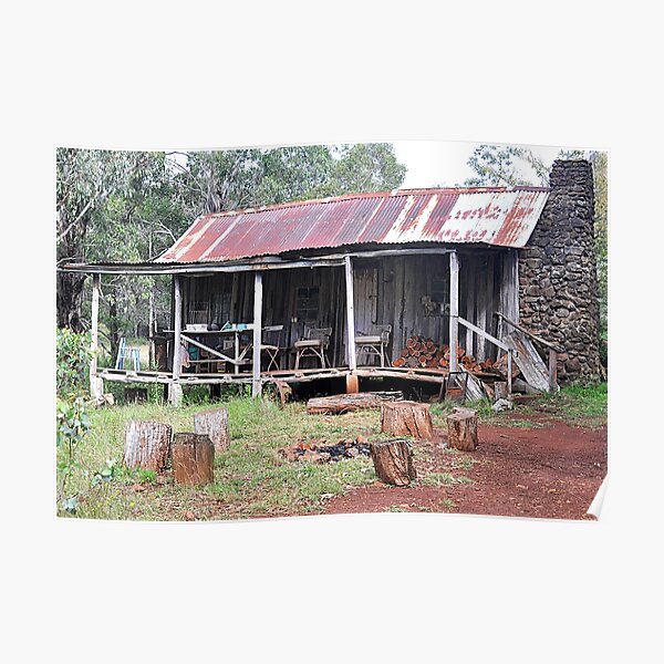 Rustic Shack - Nundle NSW Australia Poster
