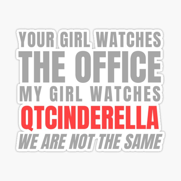 QTCINDERELLA Twitch Streamer Funny Meme Omegalul Sticker for Sale