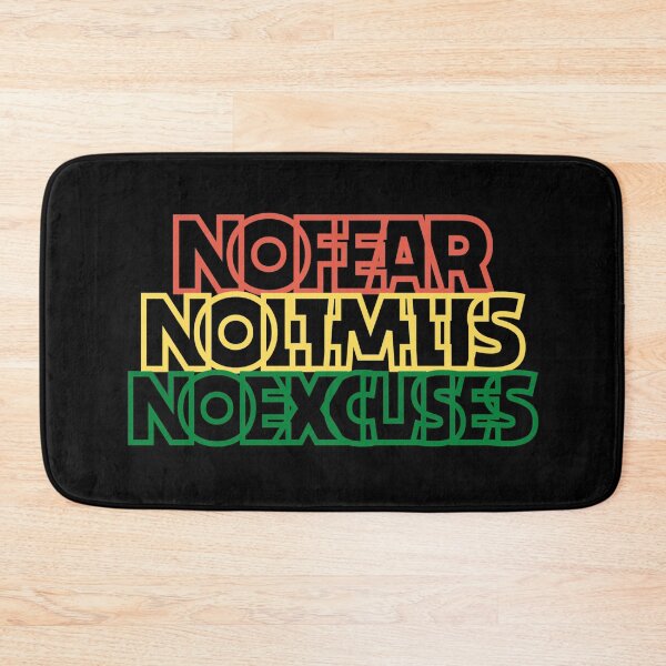 Item preview, NO FEAR NO LIMITS NO EXCUSES (DARK MODE) // Empowering Design designed and sold by ONLY-E-DE.