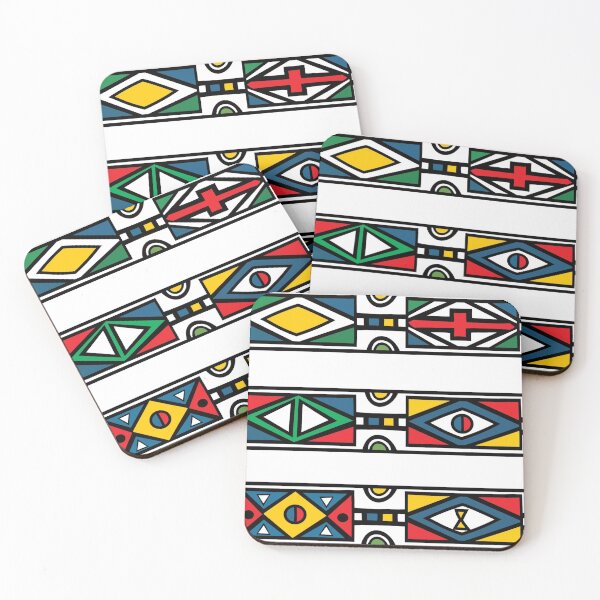 Item preview, Ndebele Fashion Tribal Pattern | African Style Geometry Art   designed and sold by Agmari.
