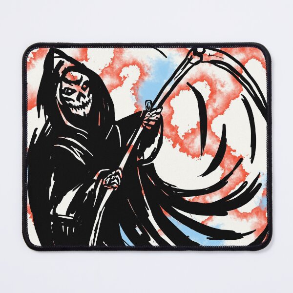 Item preview, Just death with a scythe in the clouds on Halloween designed and sold by Magicbrush13.