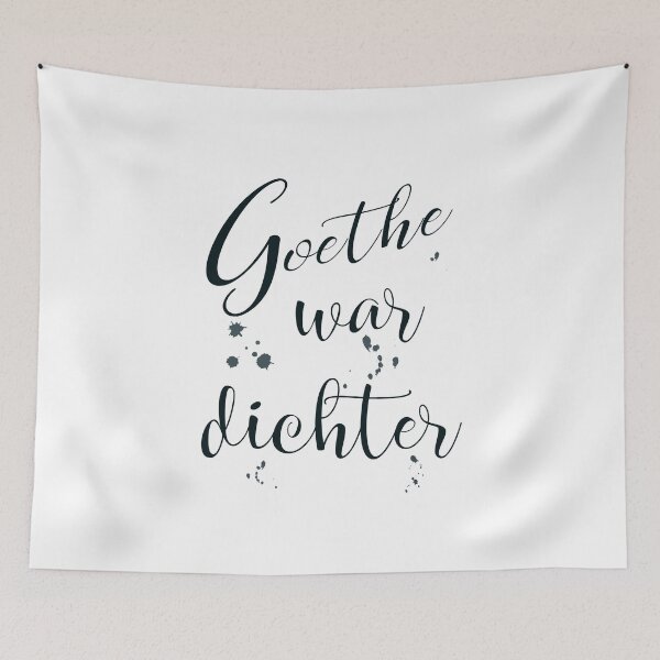 Item preview, Goethe war dichter designed and sold by Hell-Prints.