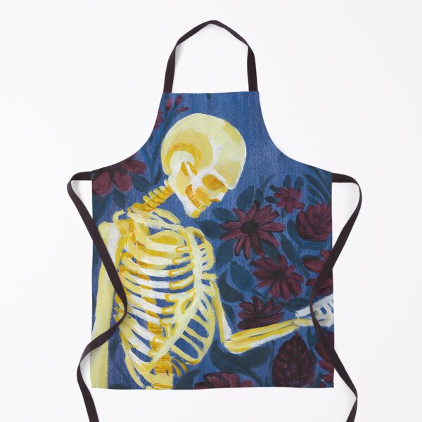 Item preview, Acrylic Painting of Skeleton Texting by Bridget Koza designed and sold by Bridget Koza.