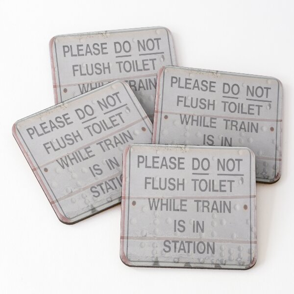 Item preview, Do Not Flush Sign - dePace' designed and sold by mrpropcake.