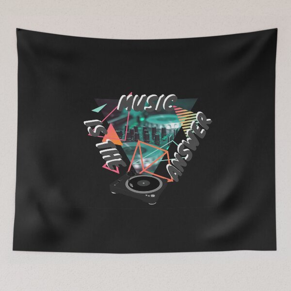 Item preview, Music Is The Answer designed and sold by SlickArtStudios.