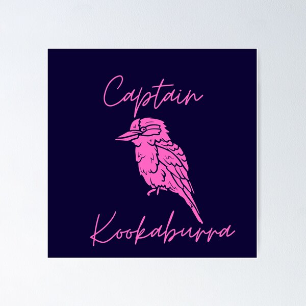 Item preview, The Laughing Captain Kookaburra-kookaburra bird lover designed and sold by Red-ElYoubi.