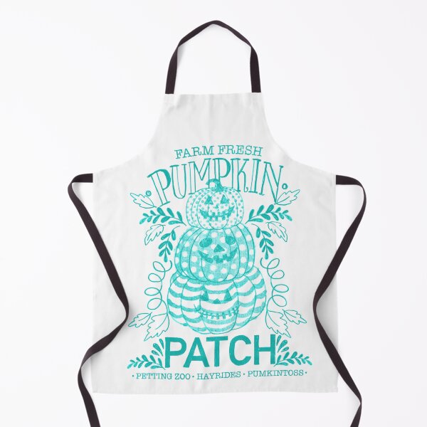 Item preview, Farm fresh pumpkin patch teal, Halloween collection  designed and sold by Lillieoandco.