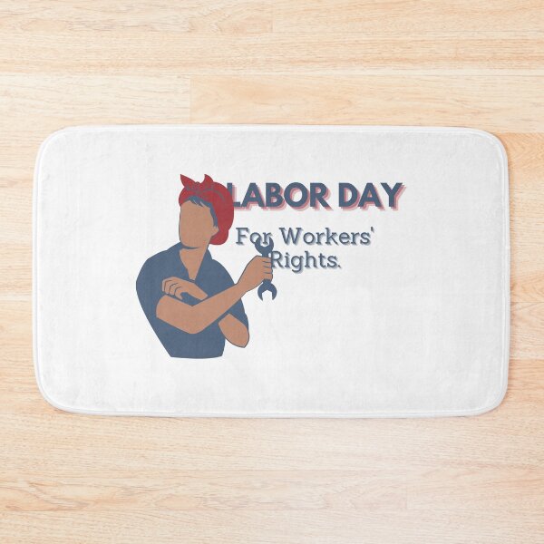 Item preview, Labor Day | For Workers' Rights (white background) designed and sold by StickerPolitics.