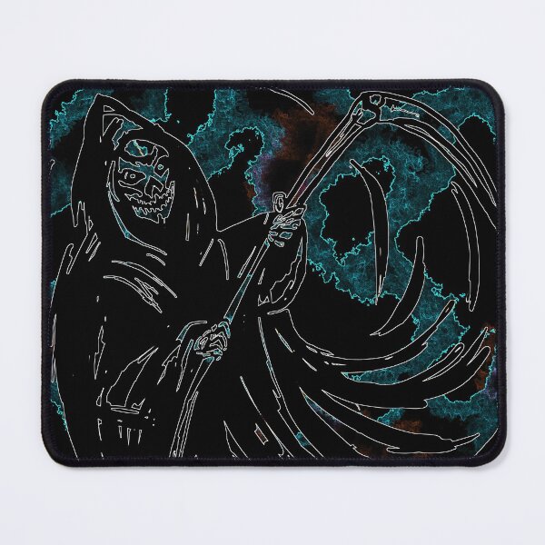 Item preview, Just death with a scythe in the clouds on Halloween №2 designed and sold by Magicbrush13.
