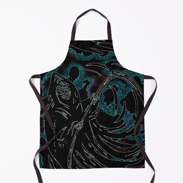 Item preview, Just death with a scythe in the clouds on Halloween №2 designed and sold by Magicbrush13.