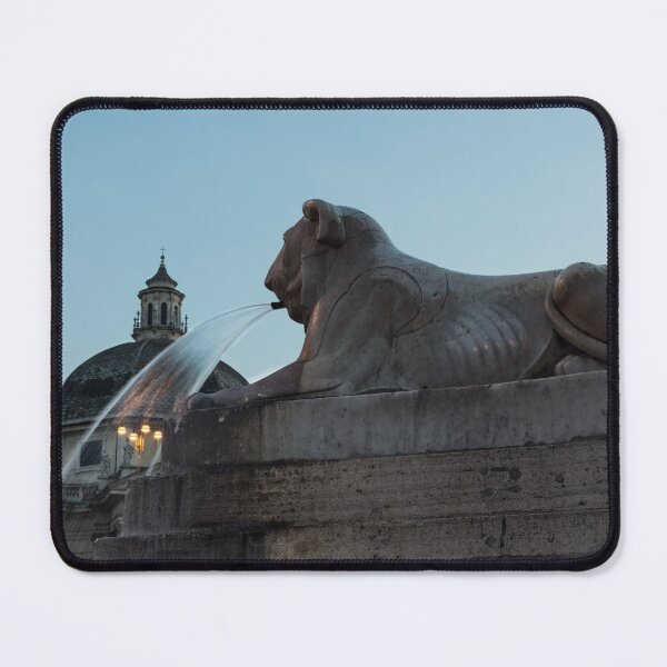 Item preview, Rome's Fabulous Fountains - Piazza del Popolo Lion designed and sold by Georgia Mizuleva.