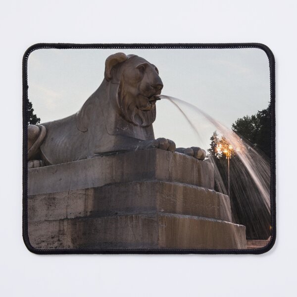 Item preview, Rome's Fabulous Fountains - Piazza del Popolo Lion designed and sold by Georgia Mizuleva.