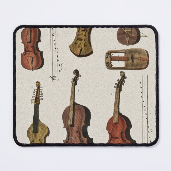 Item preview, Vintage Stringed Instruments Poster from an 1818 Encyclopedia  designed and sold by erinbookdragon.