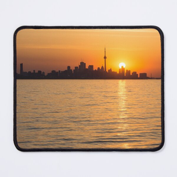 Item preview, Toronto Skyline - Greeting a Brilliant Summer Sunrise designed and sold by Georgia Mizuleva.