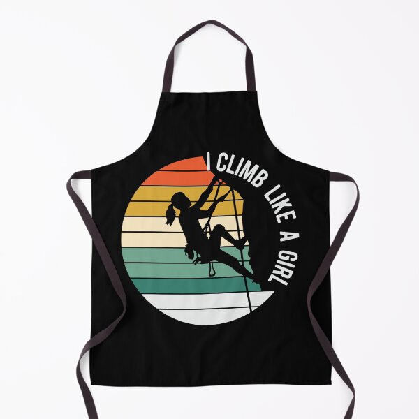 Item preview, I Climb Like A Girl - Vintage Light Full Sunset designed and sold by Trinket-Trickster.