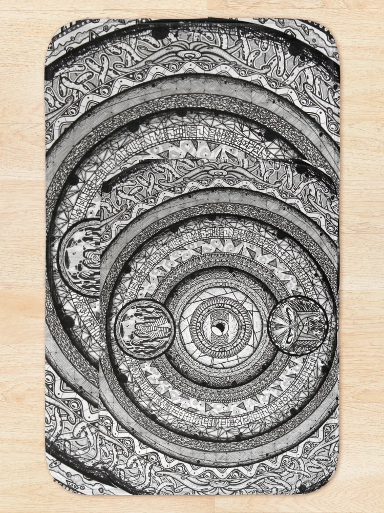 Thumbnail 5 of 6, Bath Mat, Alignment designed and sold by EyeCreateLines.