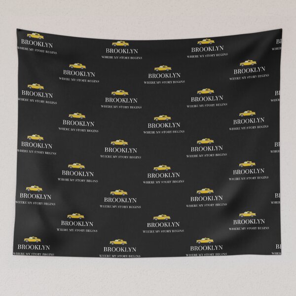 Item preview, YELLOW CAB, BROOKLYN WHERE MY STORY BEGINS designed and sold by DoloresAlaire.