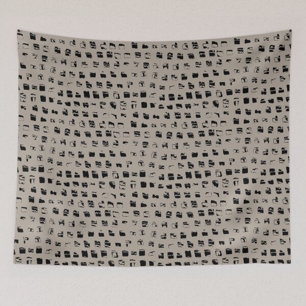 Item preview, Black square prints designed and sold by Olga Lashko.
