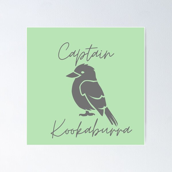 Item preview, The Laughing Captain Kookaburra-kookaburra bird lover designed and sold by Red-ElYoubi.