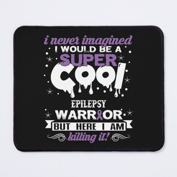 Item preview, Super Cool Epilepsy Awareness Warrior designed and sold by Clavitaps.