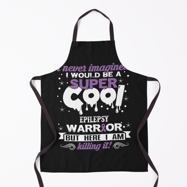 Item preview, Super Cool Epilepsy Awareness Warrior designed and sold by Clavitaps.