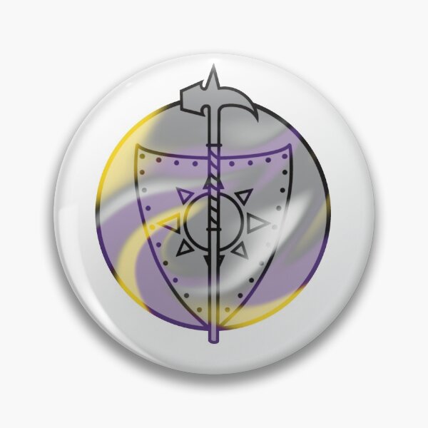 Artikelvorschau, Nicht-binäres Paladin-Symbol entworfen und verkauft von AdlayasDesigns.