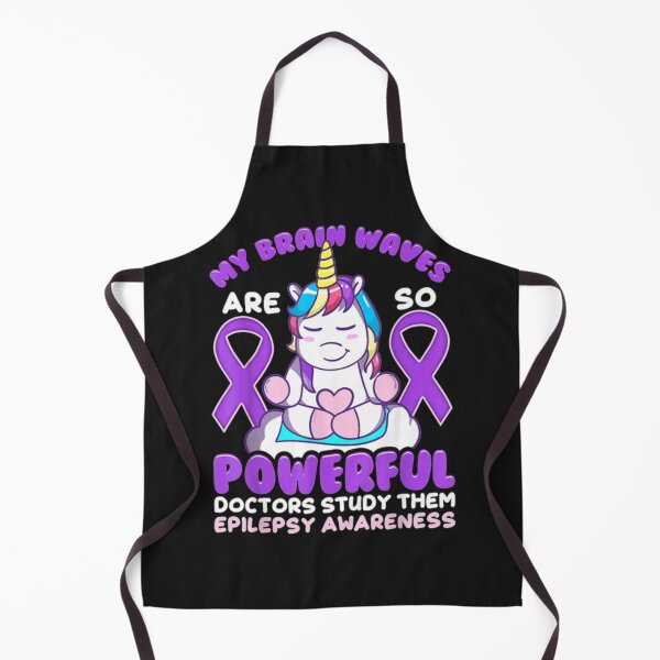Item preview, Epilepsy Awareness Cute Unicorn Purple designed and sold by Clavitaps.