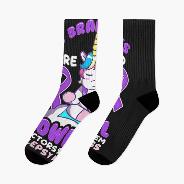 Item preview, Epilepsy Awareness Cute Unicorn Purple designed and sold by Clavitaps.